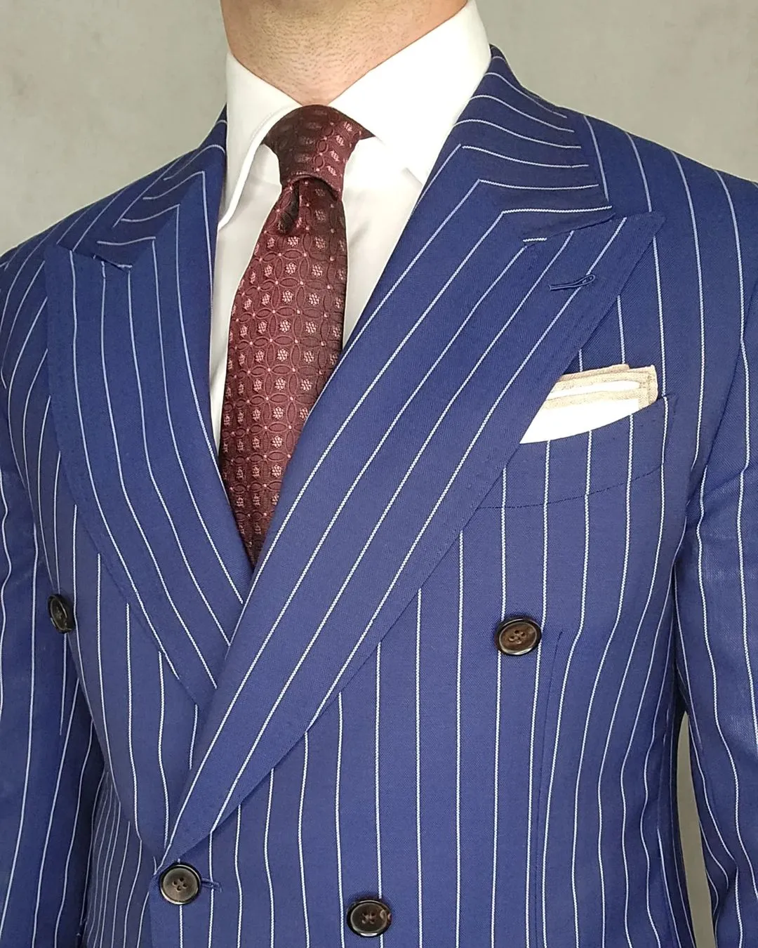 Glastonbury Circles Silk Tie, Burgundy sold by The Dark Knot Limited product image thumbnail 5