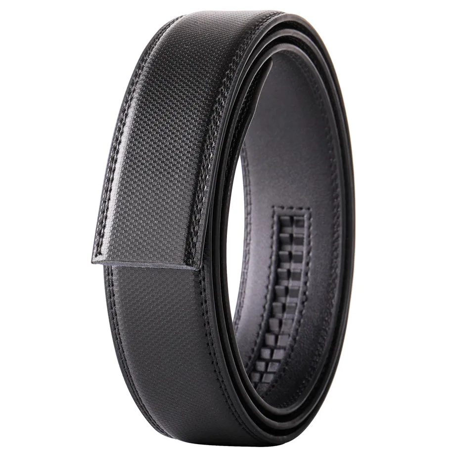 Solana Black Houndstooth Leather Belt sold by The Dark Knot Limited