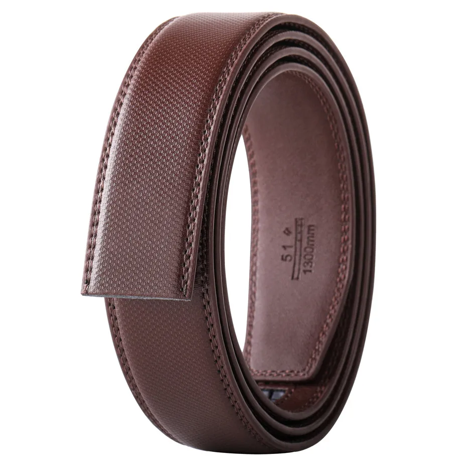 Cocoa Brown Houndstooth Leather Belt sold by The Dark Knot Limited