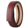Walnut Brown Striped Leather Belt sold by The Dark Knot Limited