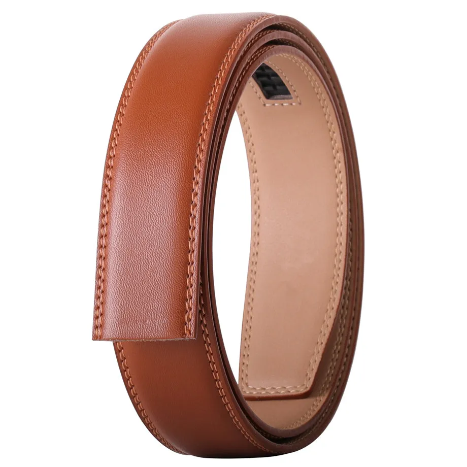 Cognac Brown Leather Belt sold by The Dark Knot Limited