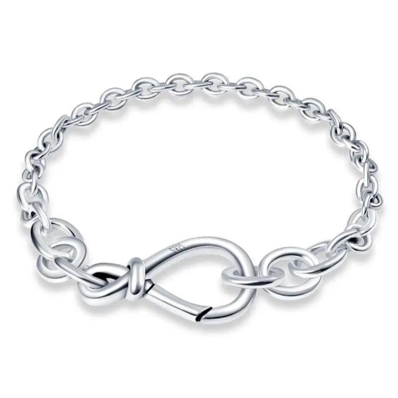 Huntington Sterling Silver Chain Link Bracelet sold by The Dark Knot Limited