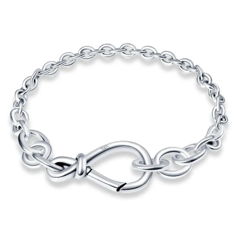 Huntington Sterling Silver Chain Link Bracelet sold by The Dark Knot Limited
