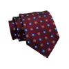 Berkshire Abstract Silk Tie, Burgundy / Blue sold by The Dark Knot Limited