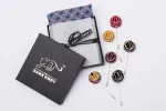 Three Ties and Three Pocket Squares Starter Kit sold by The Dark Knot Limited