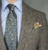 Kingsbury Floral Silk Tie, Olive Green / Gold sold by The Dark Knot Limited