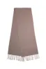 Tarrytown Taupe Solid Wool Scarf sold by The Dark Knot Limited