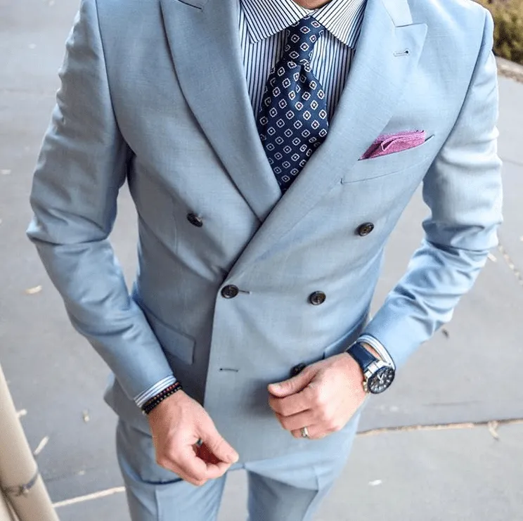 Monterey Foulard Silk Tie, Navy / Red sold by The Dark Knot Limited product image thumbnail 3