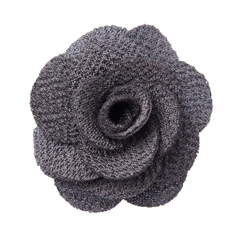 Marblehead Grey Lapel Flower sold by The Dark Knot Limited