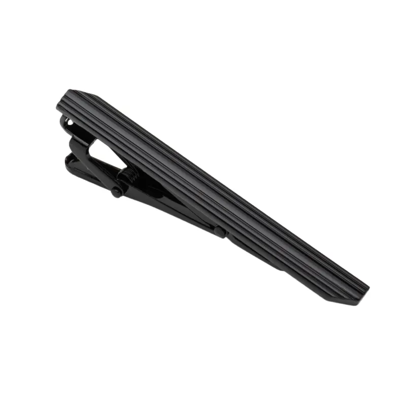 Suffolk Black Stainless Steel Tie Bar sold by The Dark Knot Limited