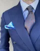 Alexandria Paisley Silk Tie, Brownish Gold / Light Blue sold by The Dark Knot Limited
