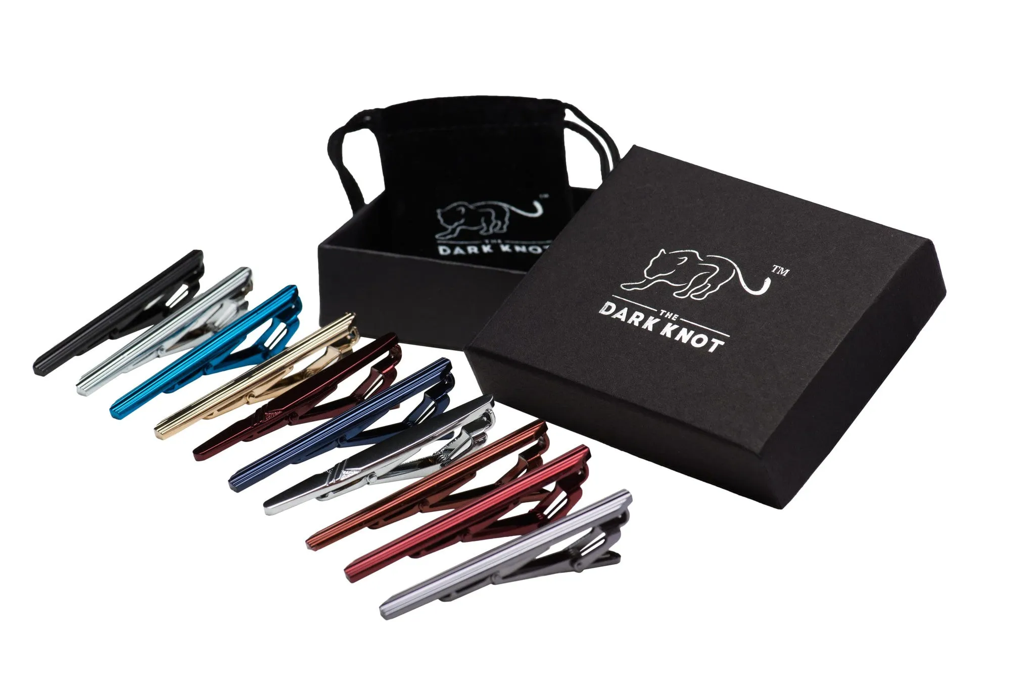 Norfolk Burgundy Stainless Steel Tie Bar sold by The Dark Knot Limited product image thumbnail 3