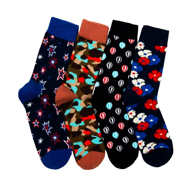 Coachella Party Colorful Socks sold by The Dark Knot Limited