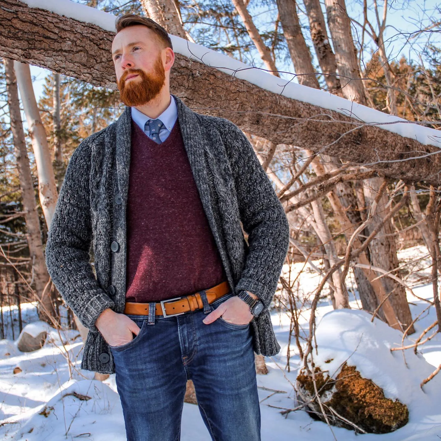 Derry Foulard Silk Tie, Light Blue / Orange sold by The Dark Knot Limited product image thumbnail 4
