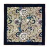 Chesterfield Floral Silk Pocket Square, Cream / Blue / White sold by The Dark Knot Limited