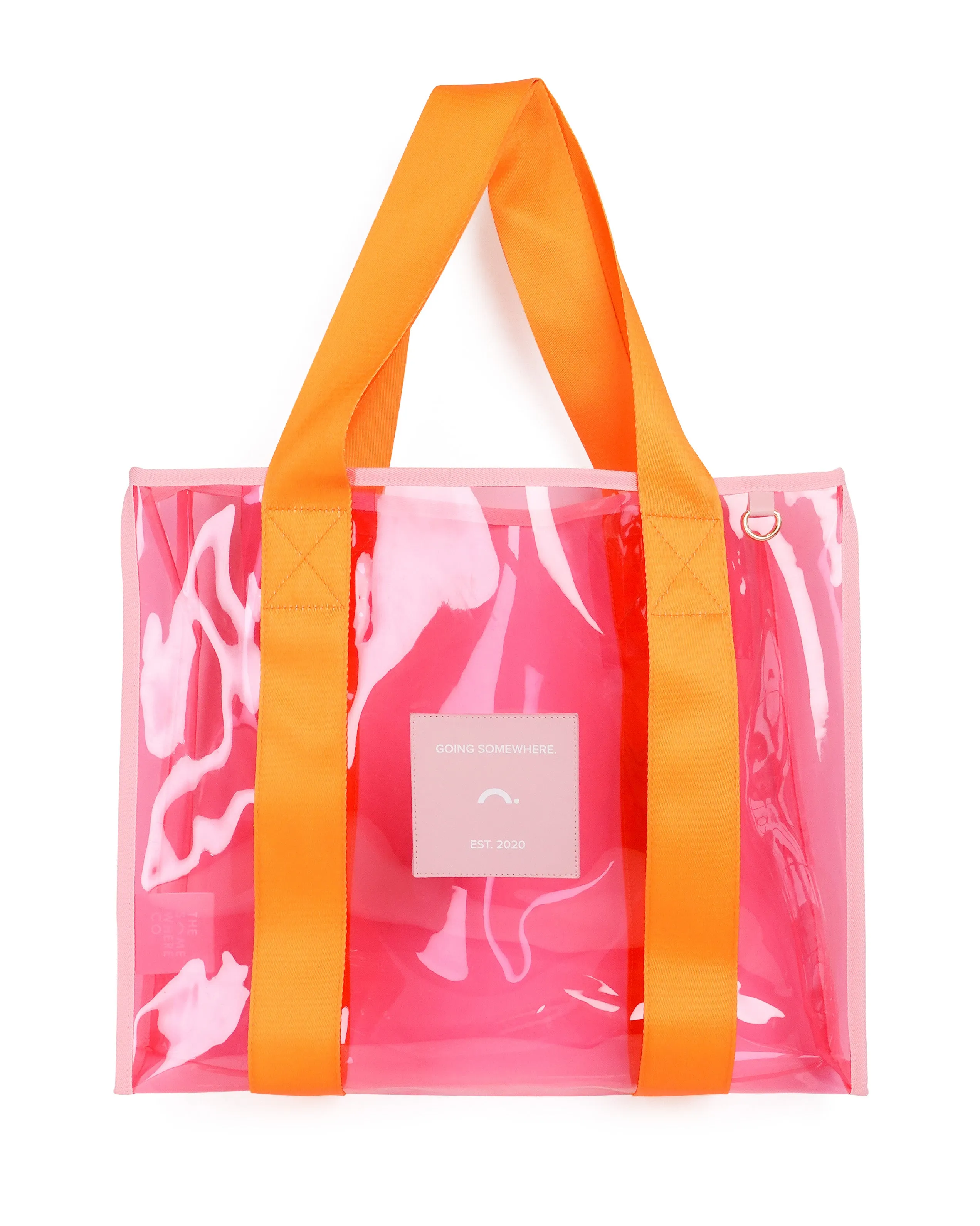 Orange & Pink Cheeky Tote Bag sold by The Somewhere Co.