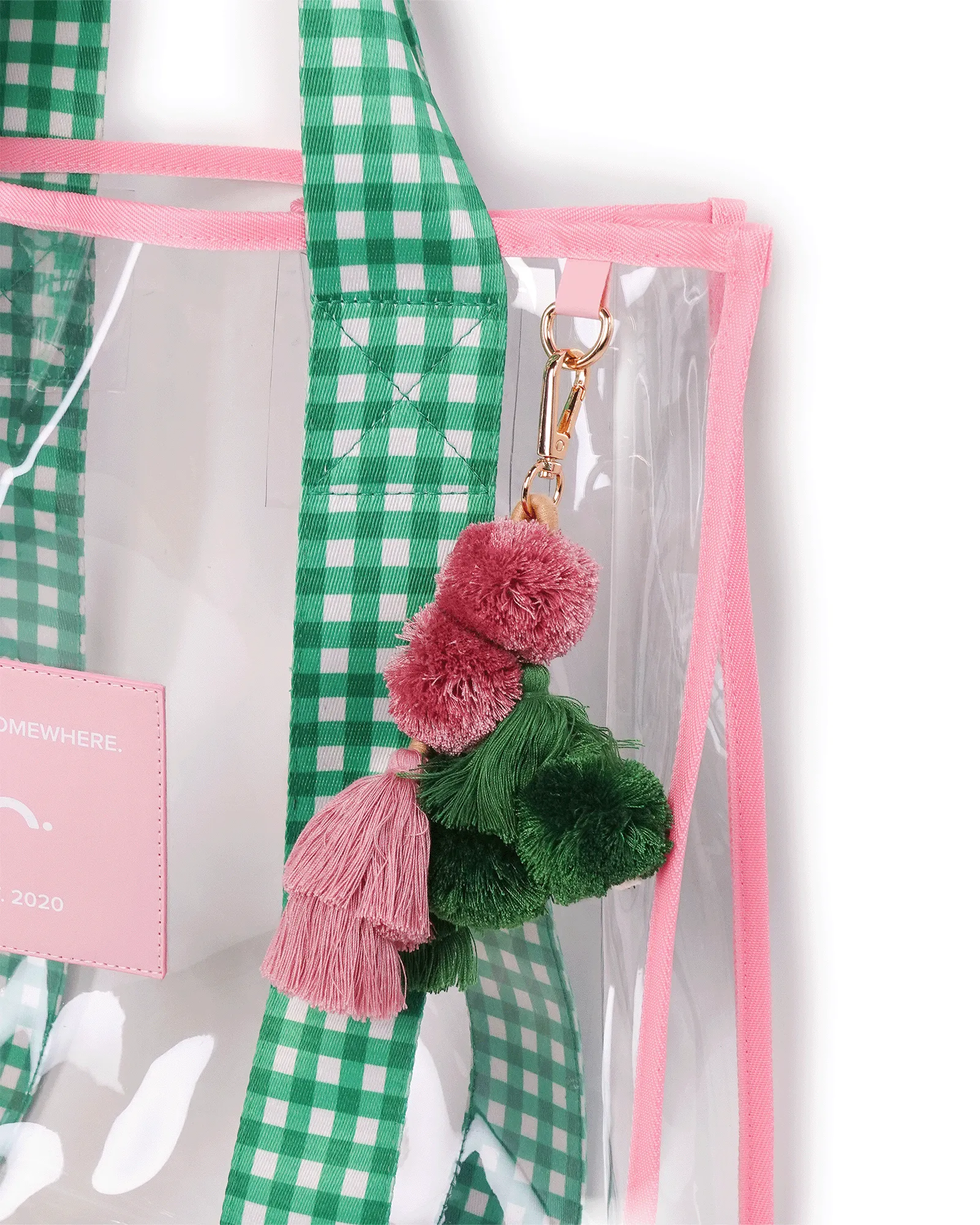 Pink & Green Cheeky Tote Bag sold by The Somewhere Co. product image thumbnail 5