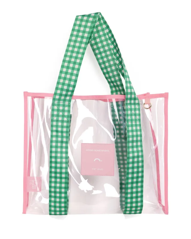 Pink & Green Cheeky Tote Bag sold by The Somewhere Co.
