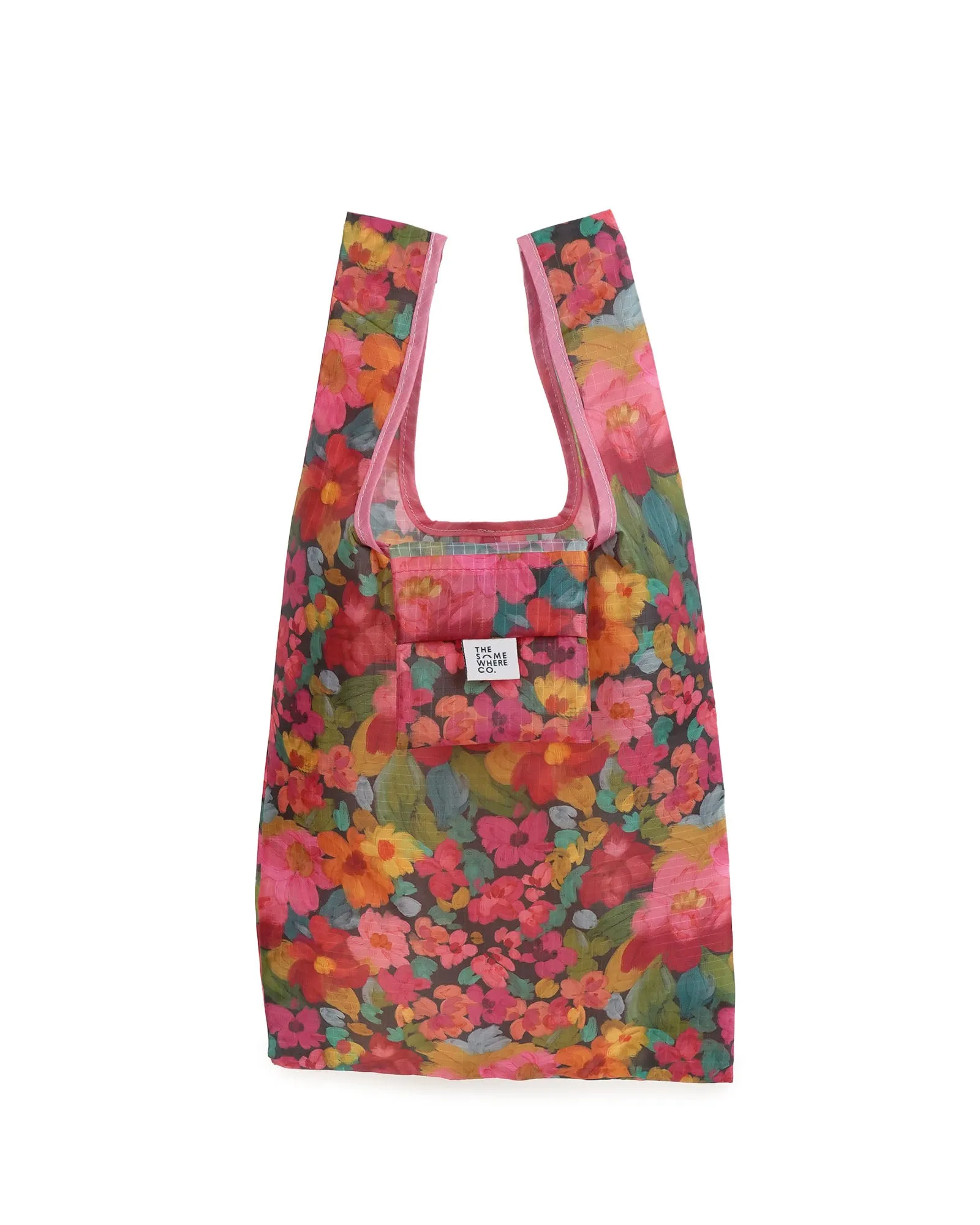 Amongst the Flowers Small Reusable Shopping Bag sold by The Somewhere Co.