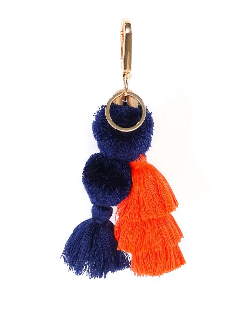 Pom Pom Navy & Coral sold by The Somewhere Co.