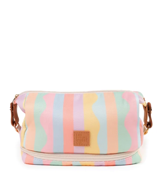 Sunset Soiree Cosmetic Bag sold by The Somewhere Co.