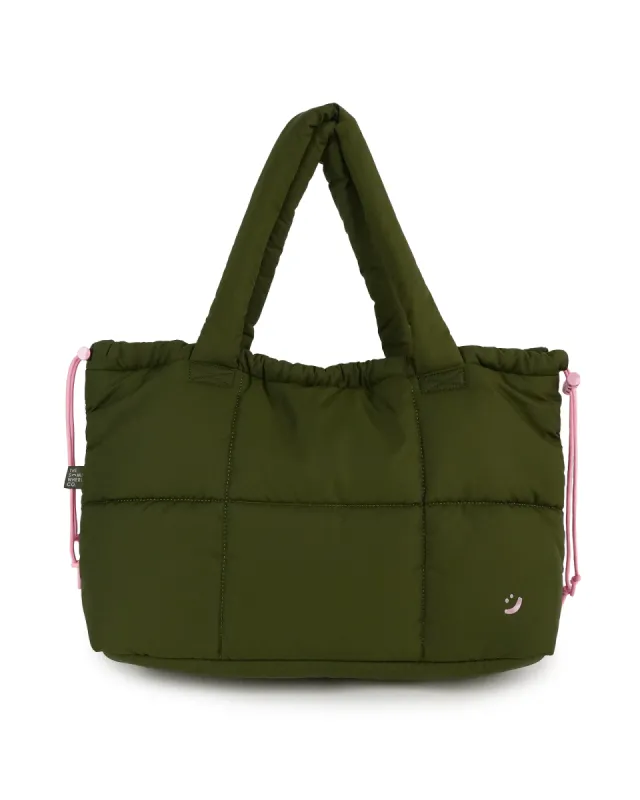 Khaki Marshmallow Midi Tote sold by The Somewhere Co.