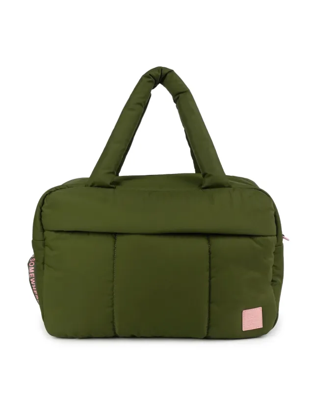 Khaki Marshmallow Duffle Bag sold by The Somewhere Co.
