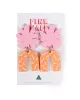 Pink & Orange Arch Dangle Earrings sold by The Somewhere Co.