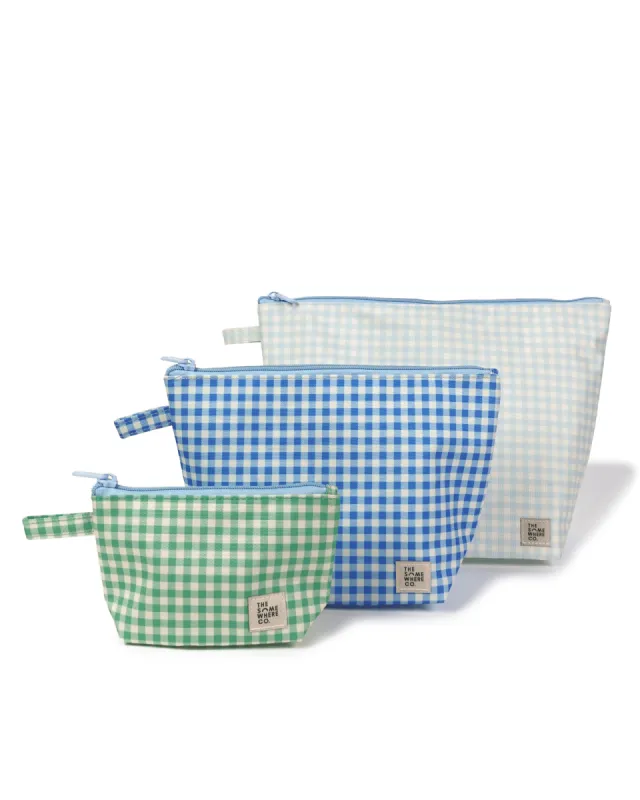 Blueberry Handy Pouch Trio sold by The Somewhere Co.
