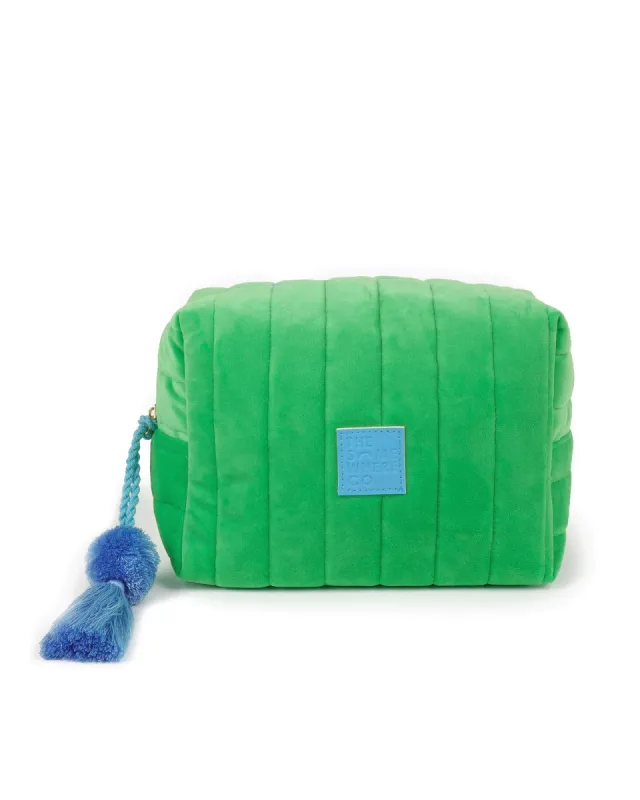 Green Velvet Cosmetic Case sold by The Somewhere Co.
