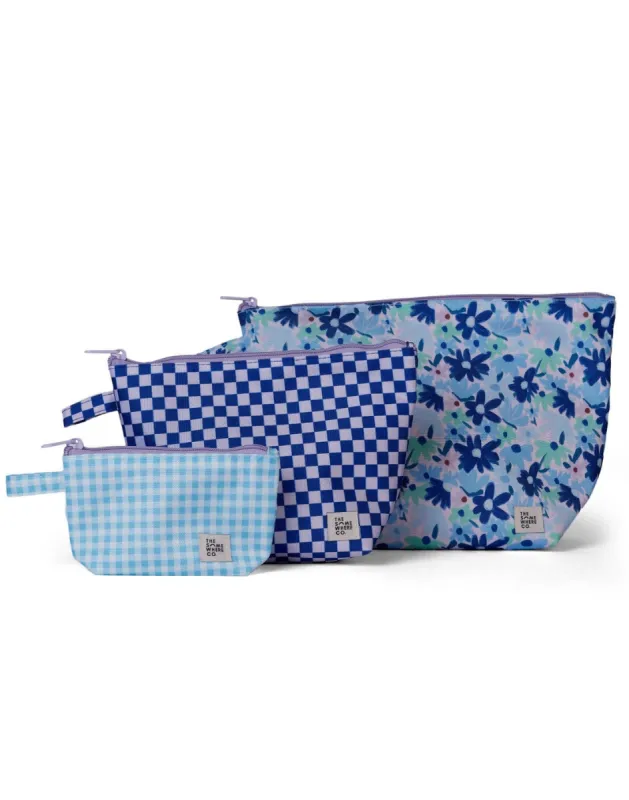 Blue Meadow Handy Pouch Trio sold by The Somewhere Co.