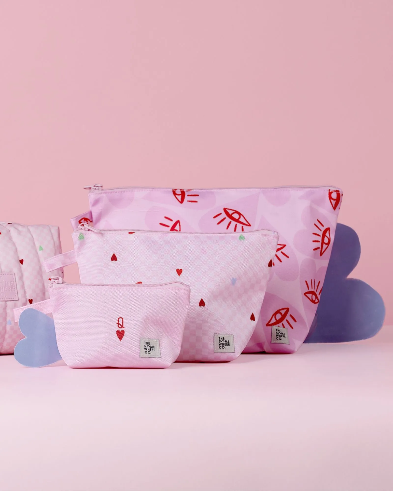 Queen of Hearts - Handy Pouch Trio sold by The Somewhere Co. product image thumbnail 2