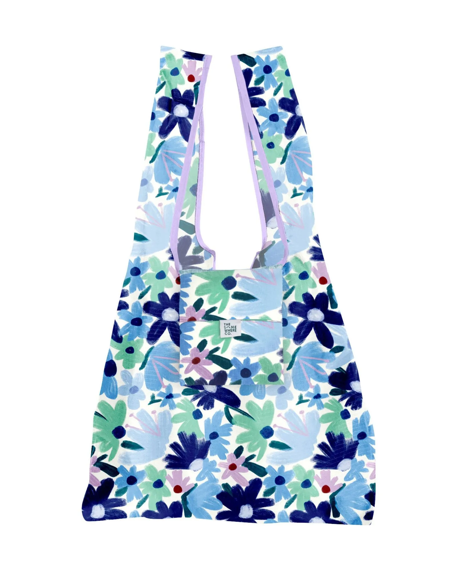 Blue Meadow Reusable Shopping Bag sold by The Somewhere Co.