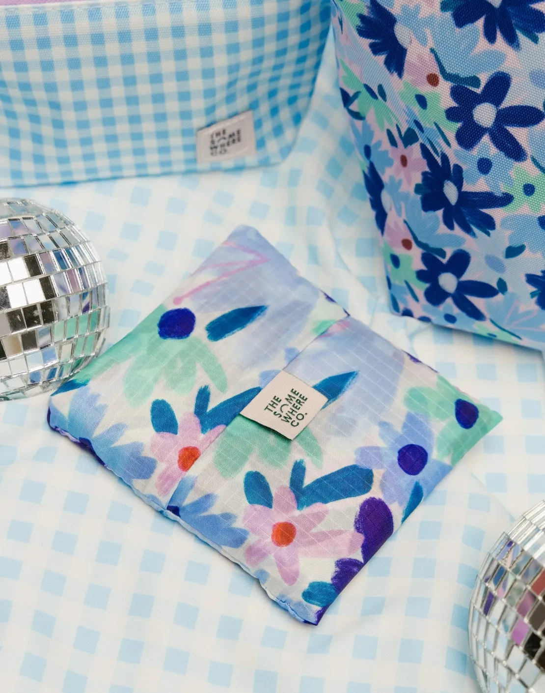 Blue Meadow Reusable Shopping Bag sold by The Somewhere Co. product image thumbnail 2