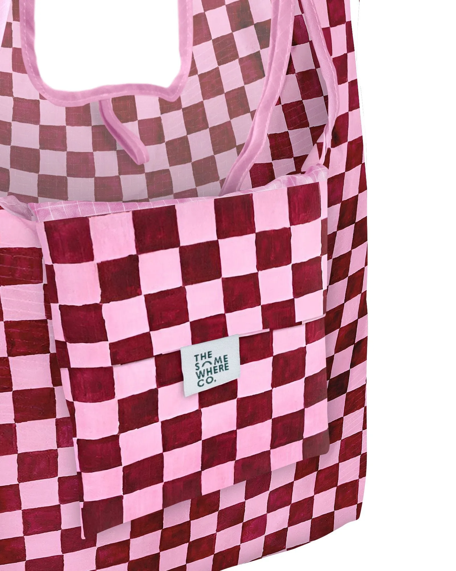 Crimson Haze Reusable Shopping Bag sold by The Somewhere Co. product image thumbnail 5