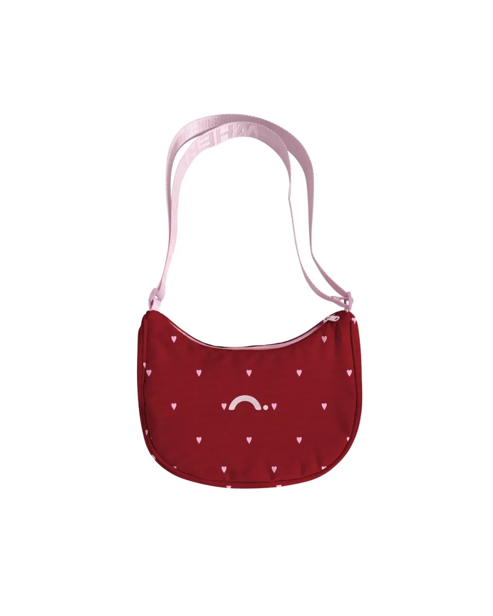 Queen of Hearts Small Crescent Bag sold by The Somewhere Co.