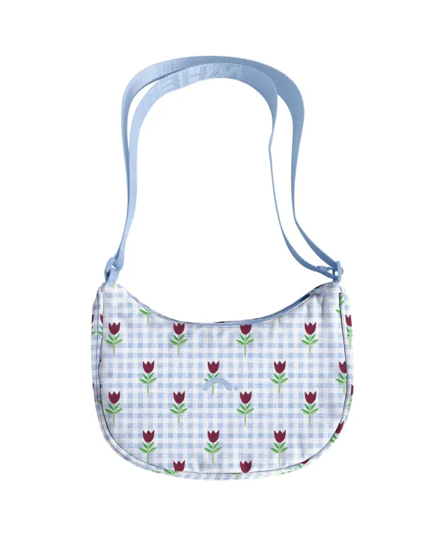 Buy Myself Flowers Medium Crescent Bag sold by The Somewhere Co.
