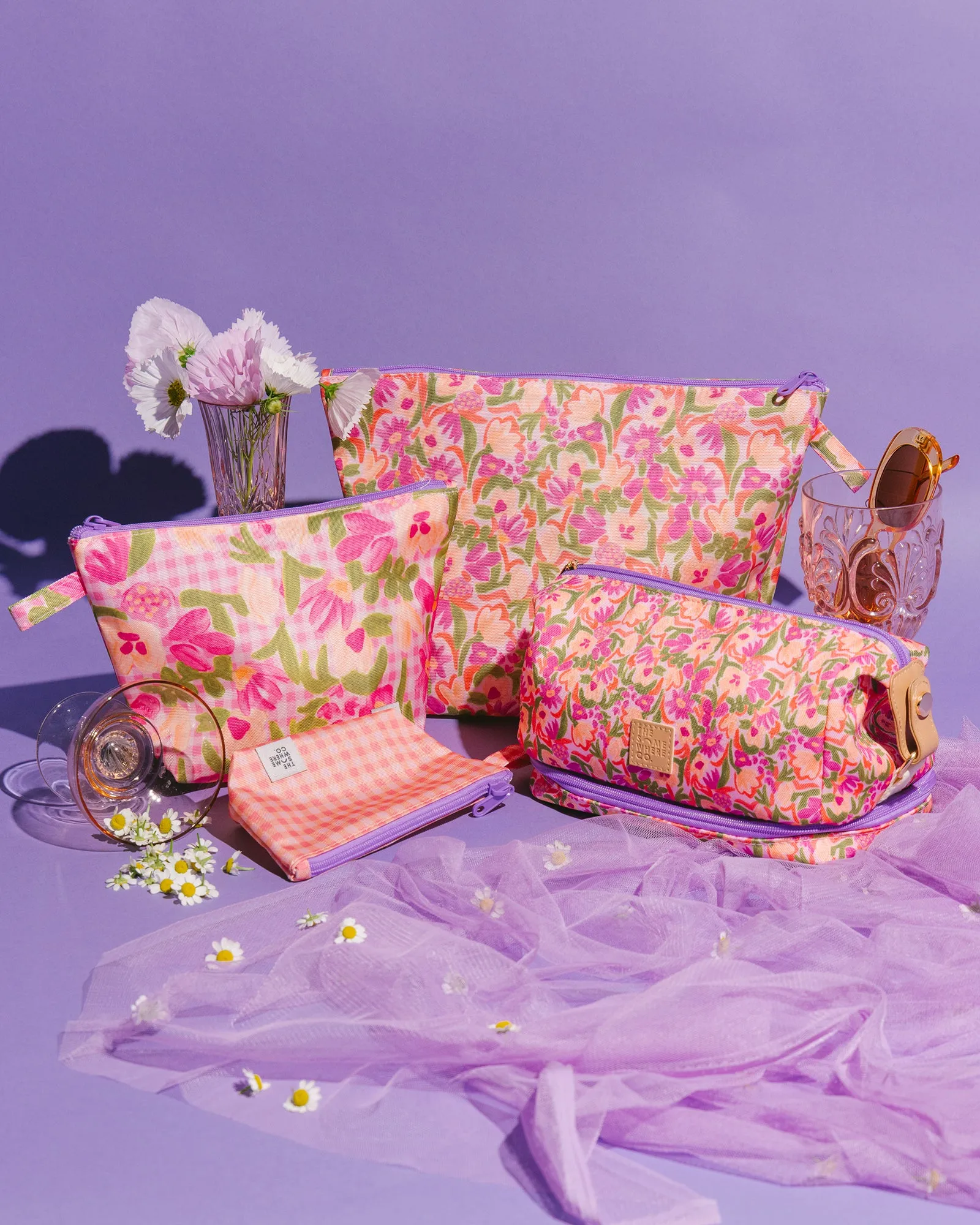 Petal Party Cosmetic Bag sold by The Somewhere Co. product image thumbnail 2