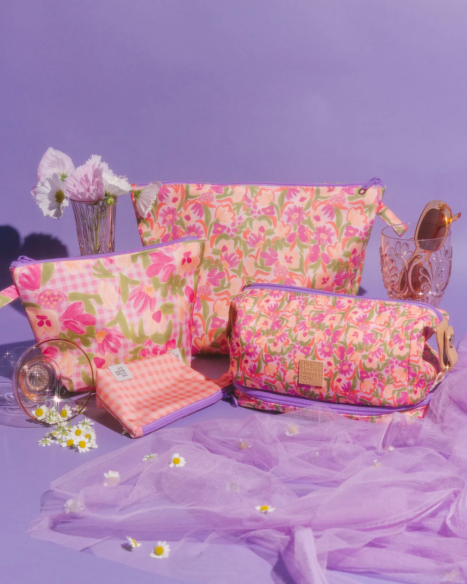 Petal Party Handy Pouch Trio sold by The Somewhere Co. product image thumbnail 4