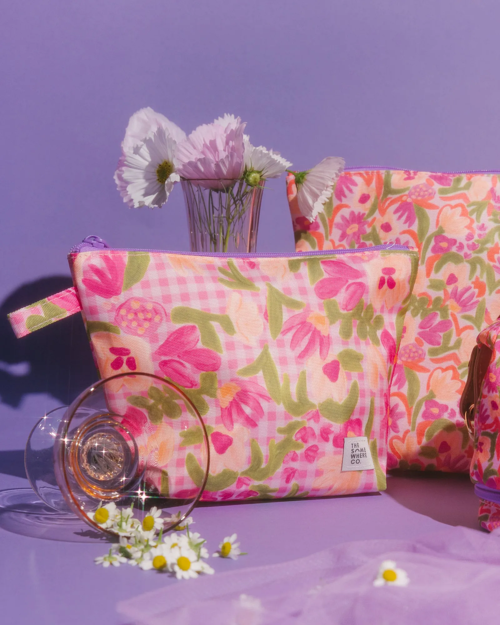 Petal Party Handy Pouch Trio sold by The Somewhere Co. product image thumbnail 2