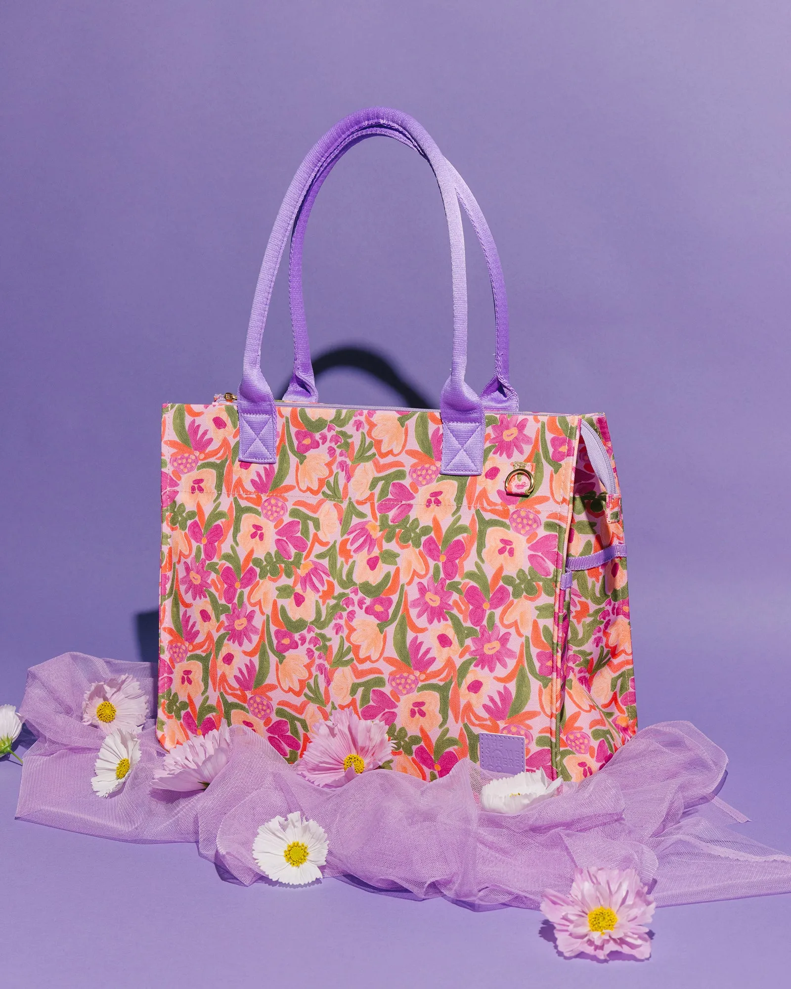 Petal Party Everyday Tote sold by The Somewhere Co. product image thumbnail 2