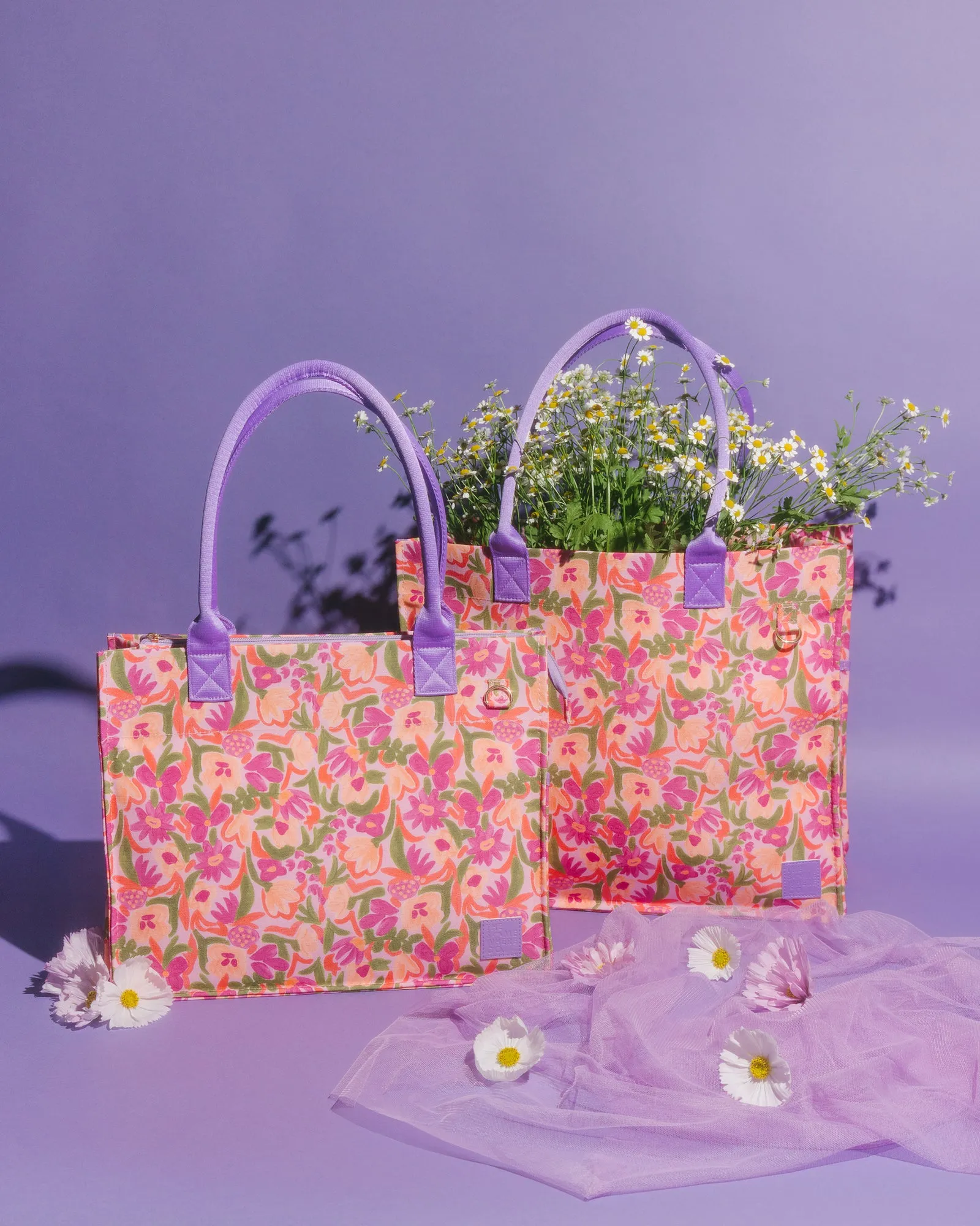 Petal Party Everyday Tote sold by The Somewhere Co. product image thumbnail 5