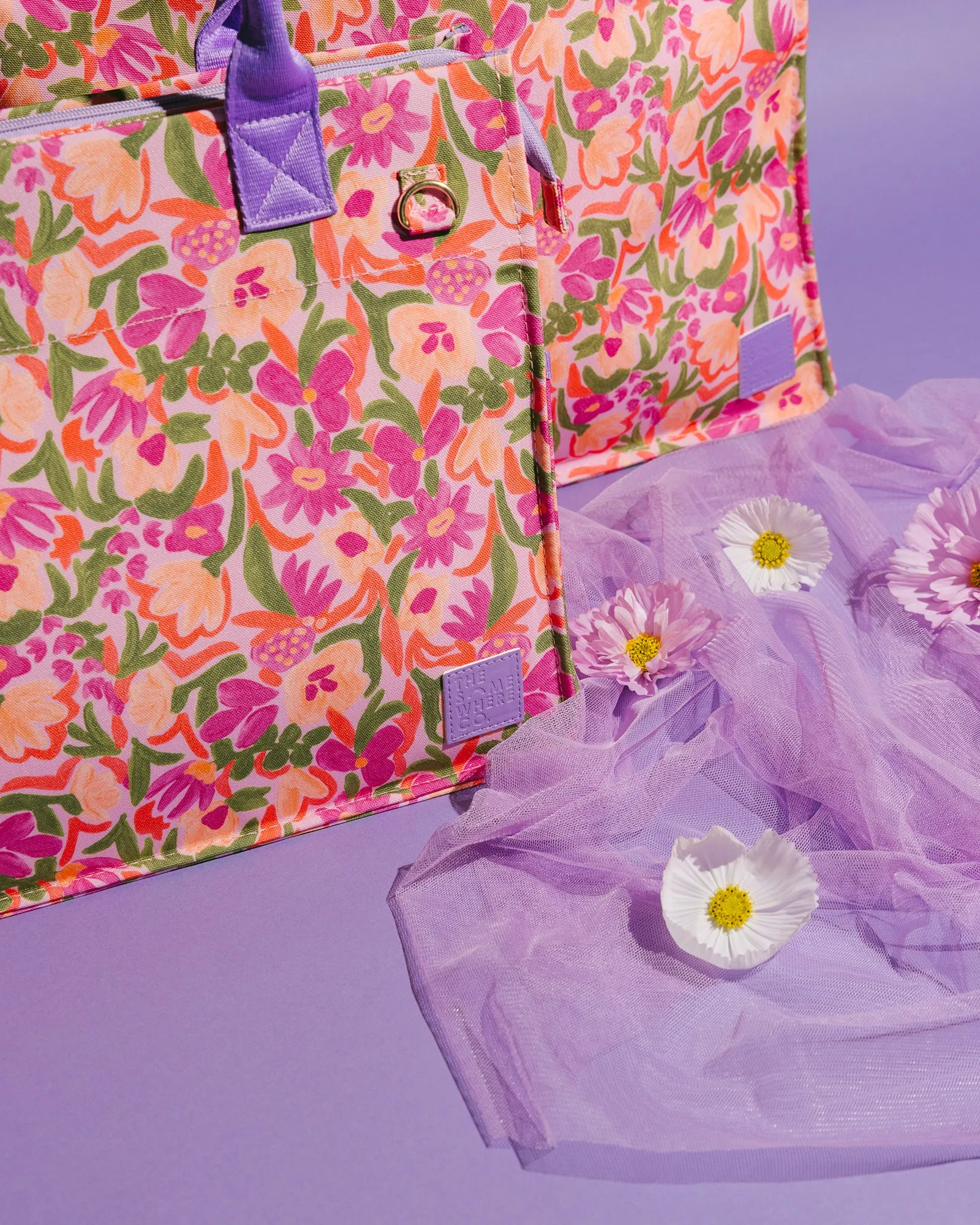 Petal Party Everyday Tote sold by The Somewhere Co. product image thumbnail 4