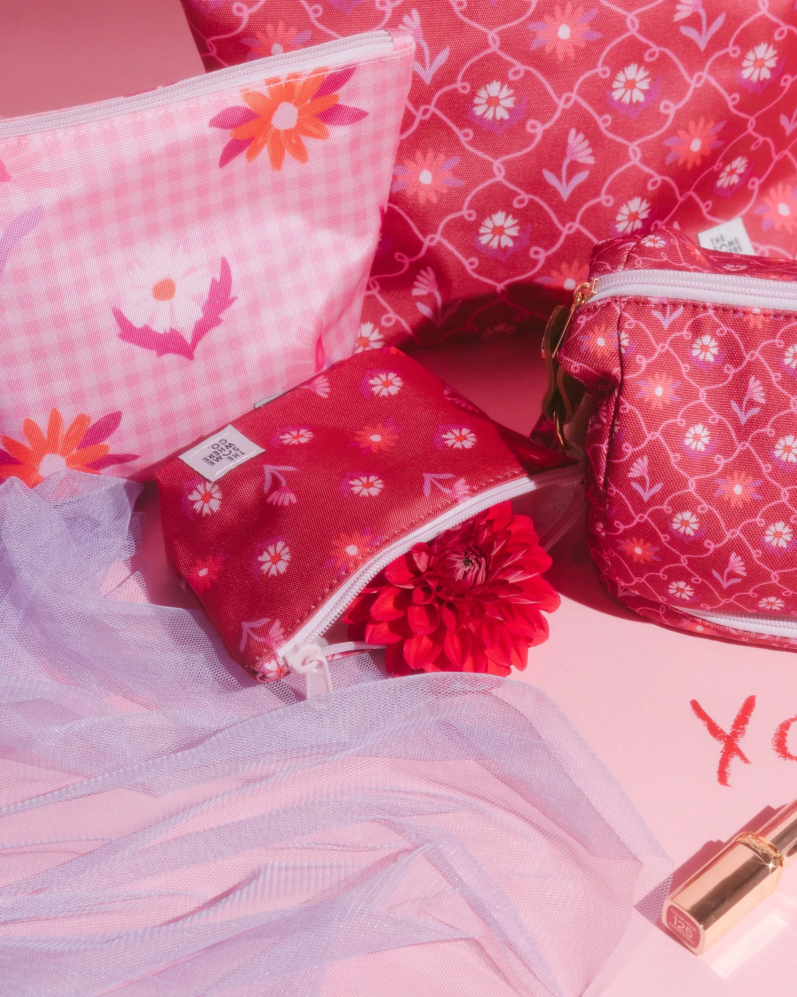 Rosewood Handy Pouch Trio sold by The Somewhere Co.