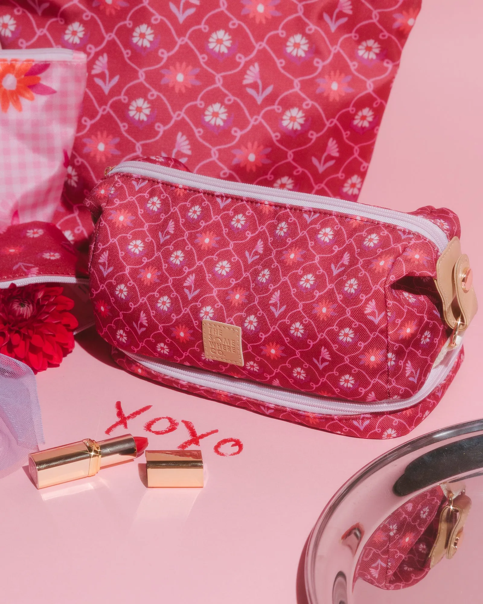 Rosewood Cosmetic Bag sold by The Somewhere Co.