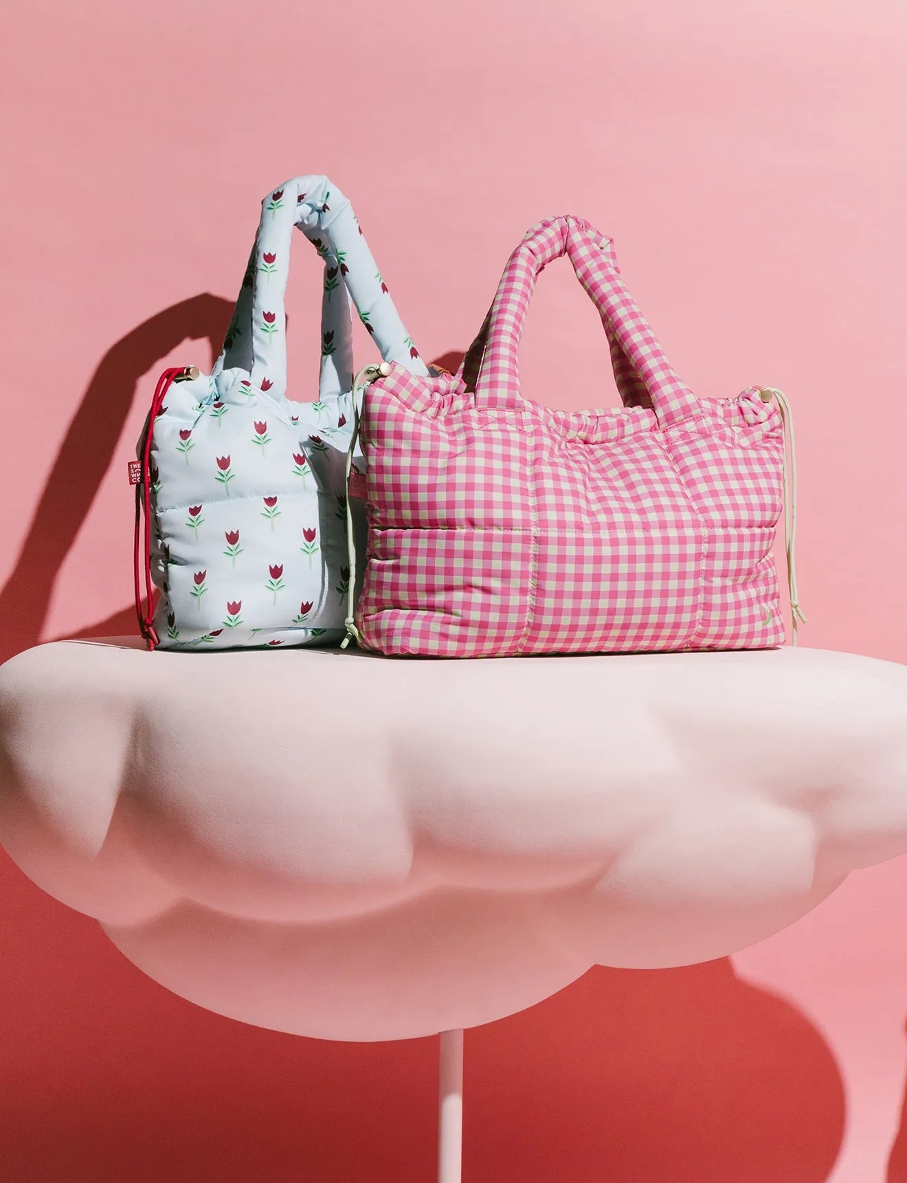 Buy Myself Flowers Marshmallow Midi Tote sold by The Somewhere Co. product image thumbnail 4