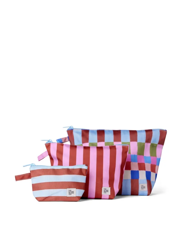 Hopscotch Handy Pouch Trio sold by The Somewhere Co.