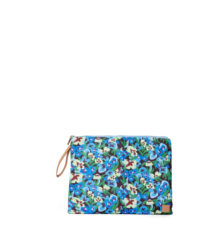 Pansy Patch Large Wet Bag sold by The Somewhere Co.