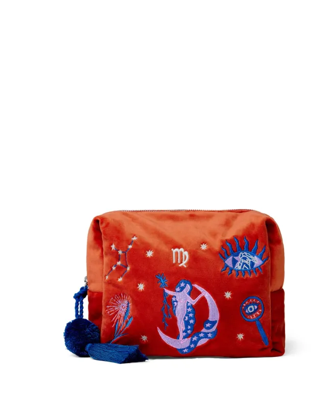 Virgo Astrology Cosmetic Case sold by The Somewhere Co.
