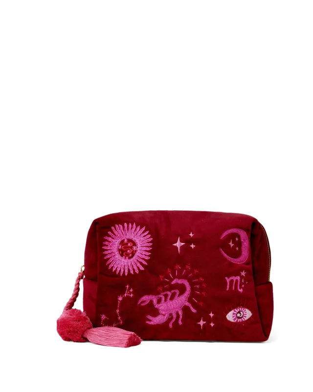 PRE-ORDER Scorpio Astrology Cosmetic Case sold by The Somewhere Co.